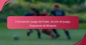 I Formación: Juego de Poder, Acción de Juego, Esquemas de Bloqueo